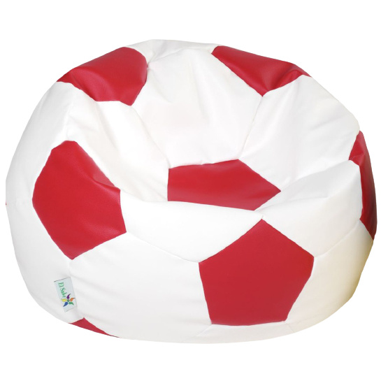 sedací vak EUROBALL velký, SK2-SK7 bílo-červený