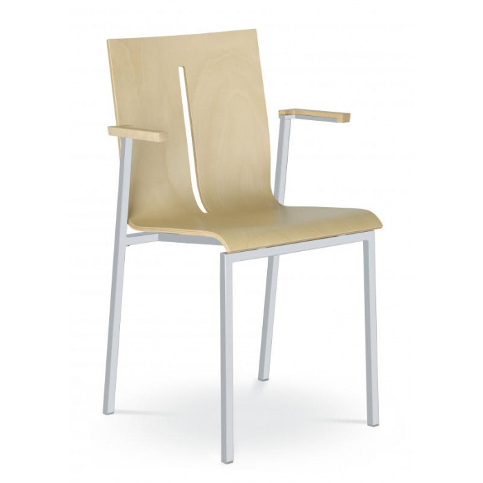 Konferenční židle TWIST 250-N2, kostra šedá