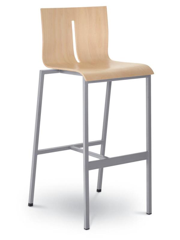 barová židle TWIST 243-N2, kostra šedá gallery main image