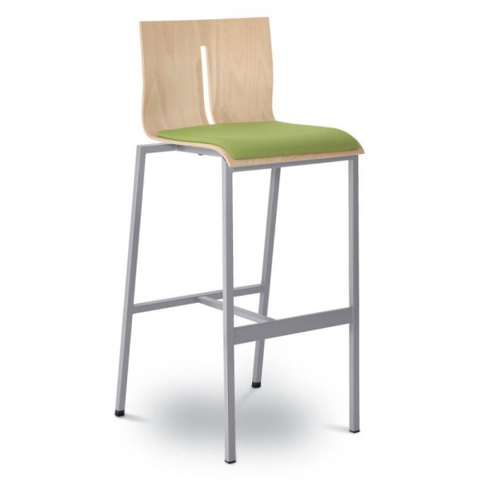 barová židle TWIST 244-N2, kostra šedá