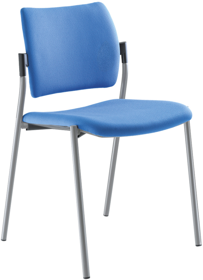 konferenční židle DREAM 110-N2, kostra šedá gallery main image