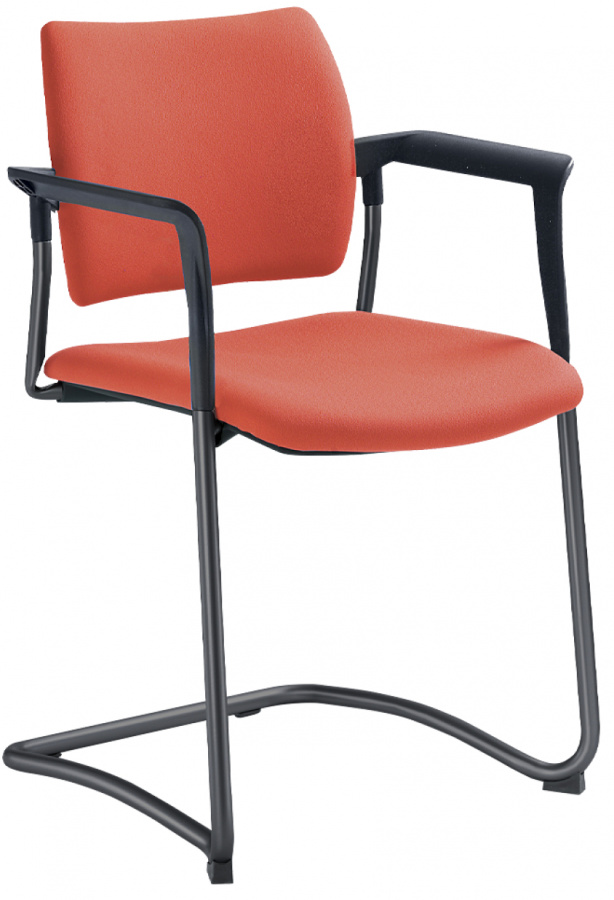 konferenční židle DREAM 130-Z-N1,BR, kostra černá  gallery main image
