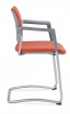 konferenční židle DREAM 131-Z-N2,BR, kostra šedá