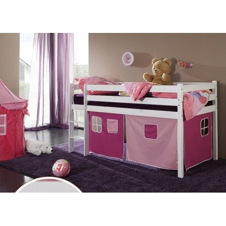 dětská vyvýšená postel 7 - růžová