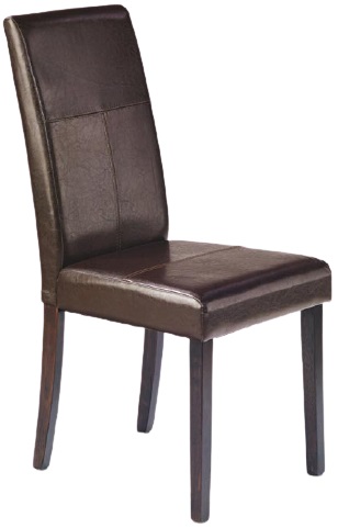 Levně HALMAR Jídelní židle KERRY BIS, barva wenge/tm.hnědá