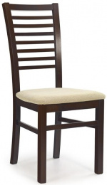 Jedálenská stolička GERARD 6 tmavý ořech/torent beige