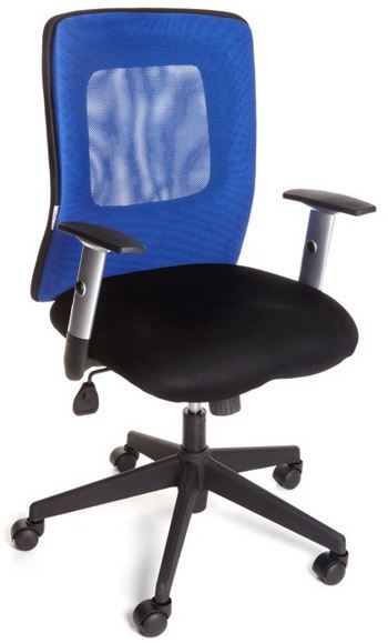 kancelářská židle CORTE modrá gallery main image