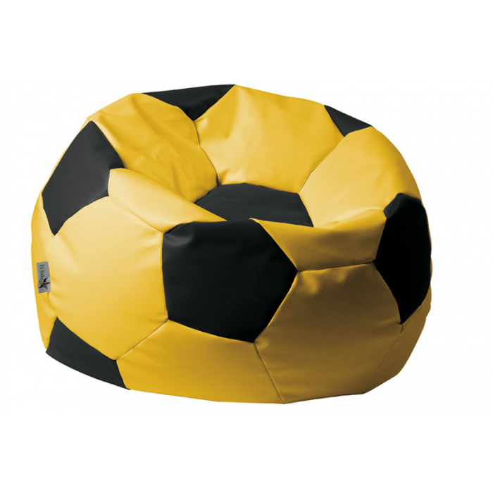 sedací vak EUROBALL velký, SK5-SK3 žluto-černý