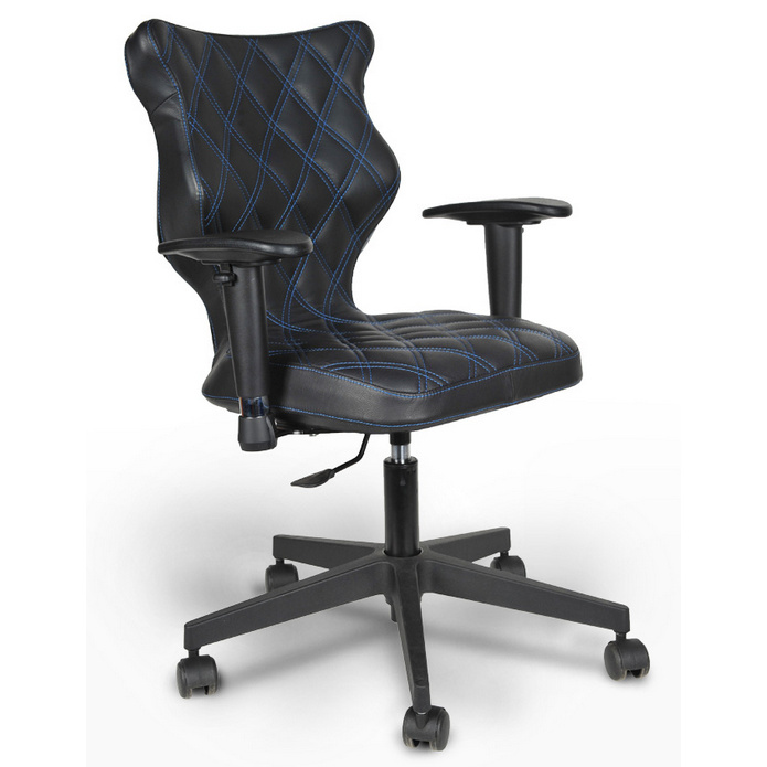 Židle VERO velikost 6 černo-modrá károvaná