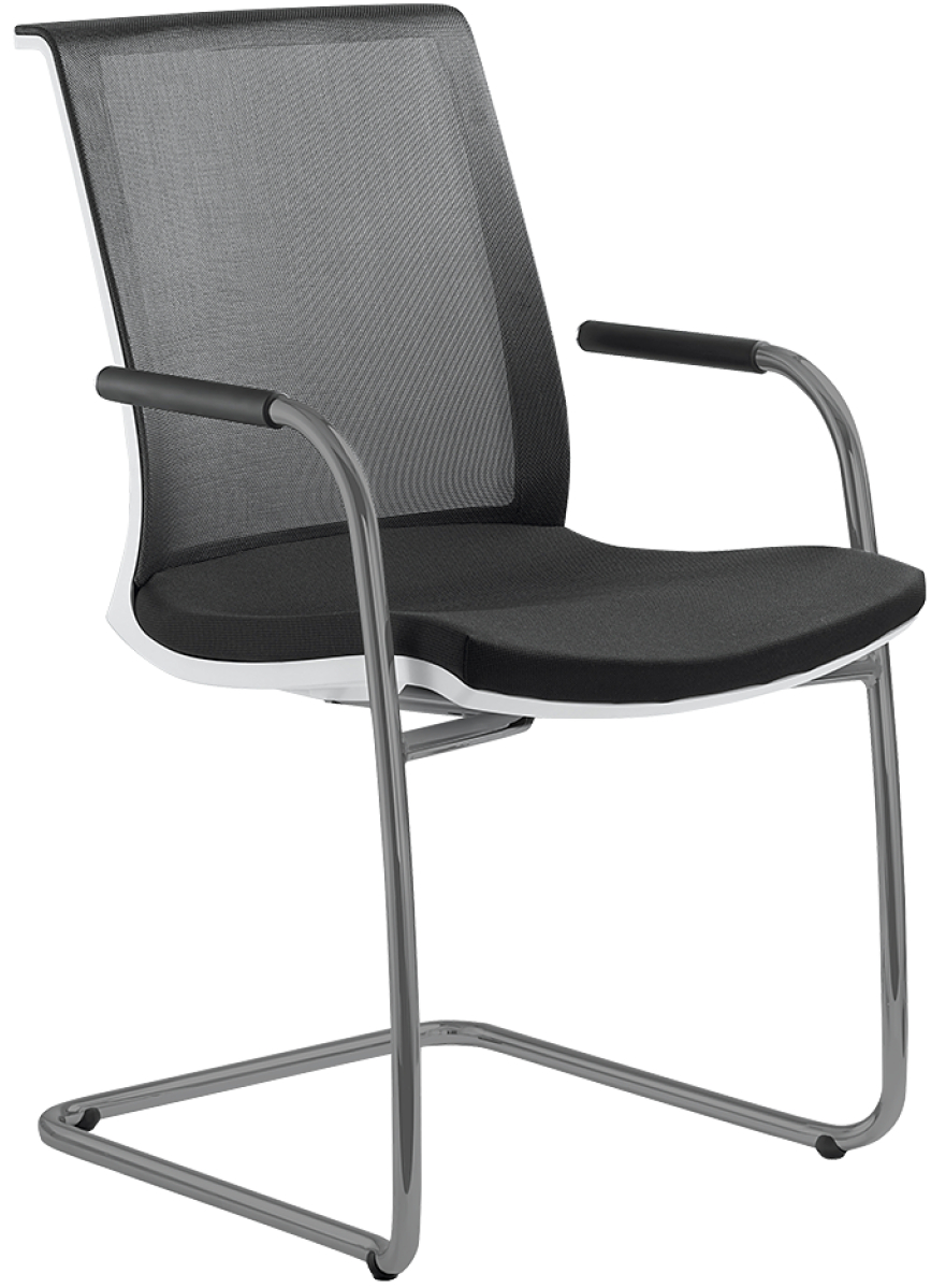 Levně LD SEATING Konferenční židle LYRA NET 213-Z-N2, kostra šedá