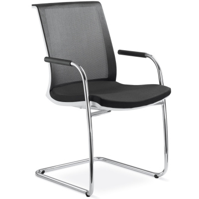 Konferenčná stolička LYRA NET 213-Z-N4, kostra chrom