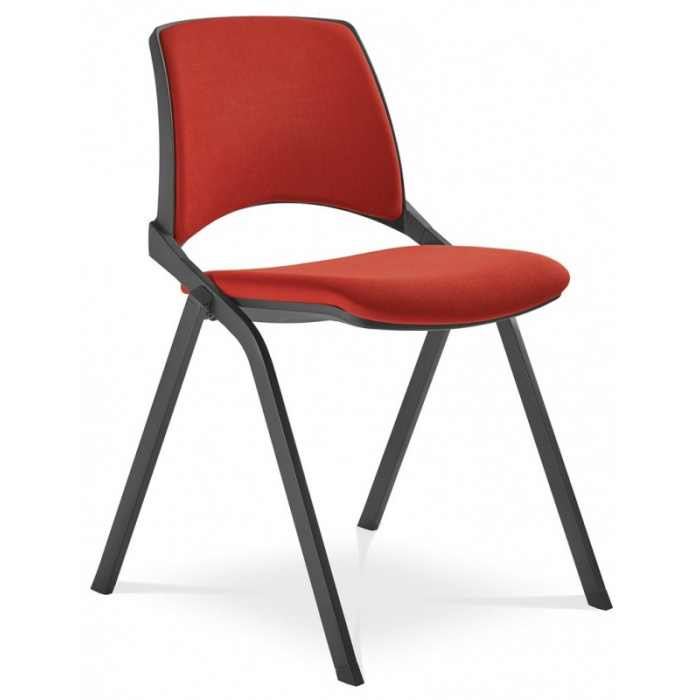 židle JUNO 030-N4, kostra chrom, sklopný sedák