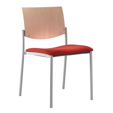 Konferenční židle SEANCE 091-N2, kostra šedá