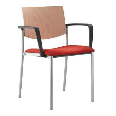 Konferenční židle SEANCE 091-N1 BR-N1, kostra černá