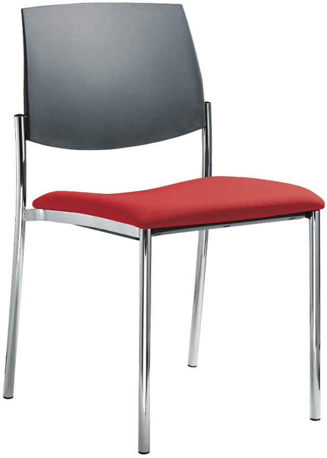 Konferenční židle SEANCE ART 190-N4, kostra chrom