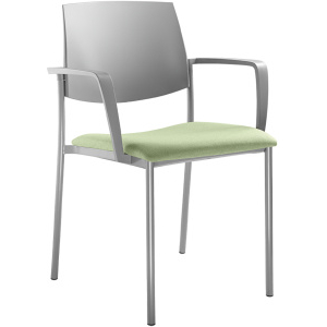 Konferenčná stolička SEANCE ART 180-N2 BR-N2, kostra sivá