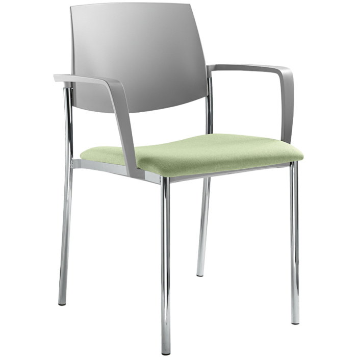 Konferenční židle SEANCE ART 180-N4 BR-N2, kostra chrom