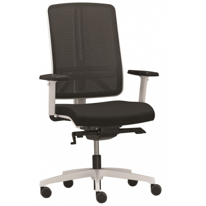 kancelářská židle FLEXI FX 1106, bílé provedení