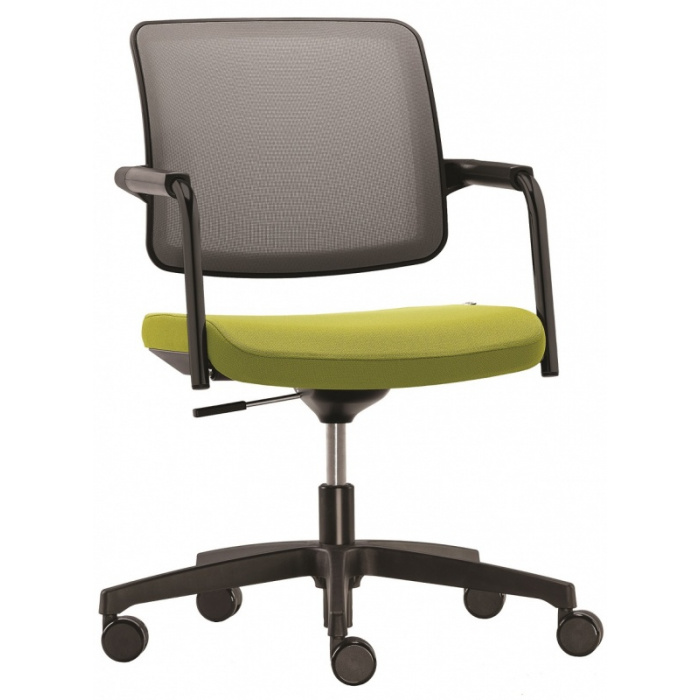konferenční židle FLEXI FX 1163, bílé provedení