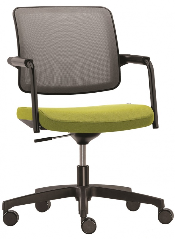 konferenční židle FLEXI FX 1163, bílé provedení gallery main image
