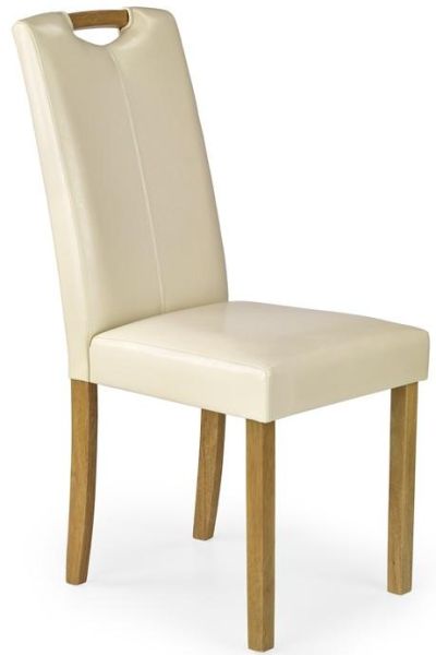 Levně HALMAR jídelní židle CARO buk / krémová
