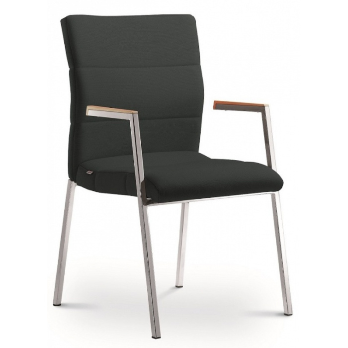 Konferenční židle LASER 681-K-N4, kostra chrom