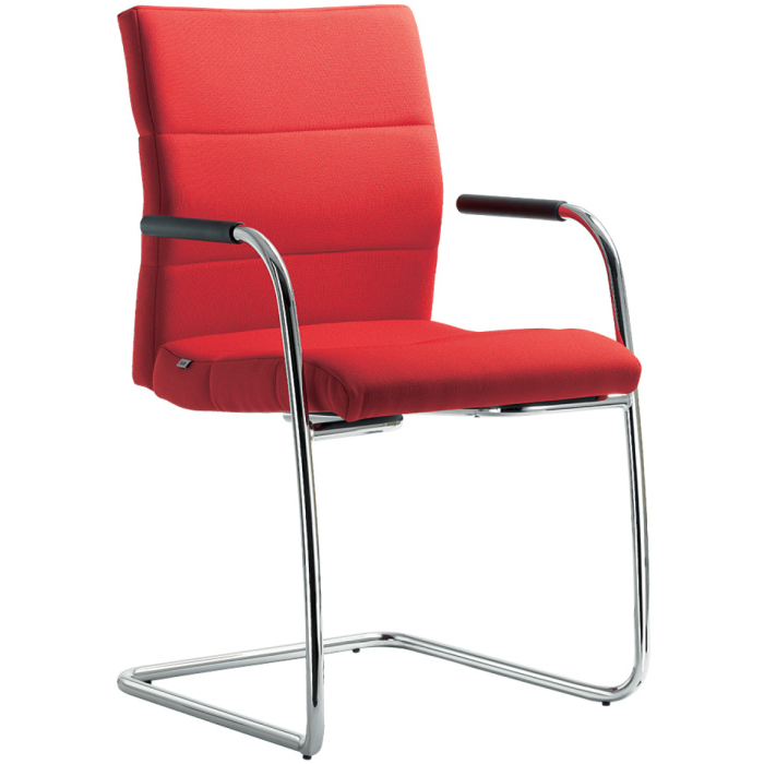 Konferenční židle LASER 682-Z-N4, kostra chrom
