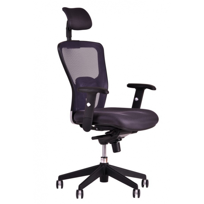 kancelářská židle  MAGNOLIE 5688A s podhlavníkem ČERNÁ