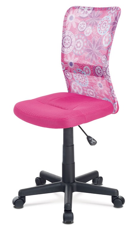 AUTRONIC dětská židle KA-2325 PINK.

Dětská židle čalouněná do síťovaného růžového opěráku s potiskem.