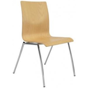 konferenční židle IBIS dřevěná bez područek
