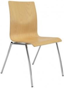 konferenční židle IBIS dřevěná bez područek gallery main image
