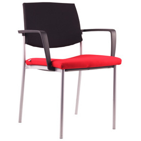 Konferenční židle SEANCE ART 193-N1 BR-N1, kostra černá