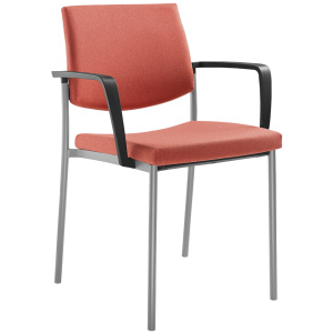 Konferenčná stolička SEANCE ART 193-N2 BR-N1, kostra šedá