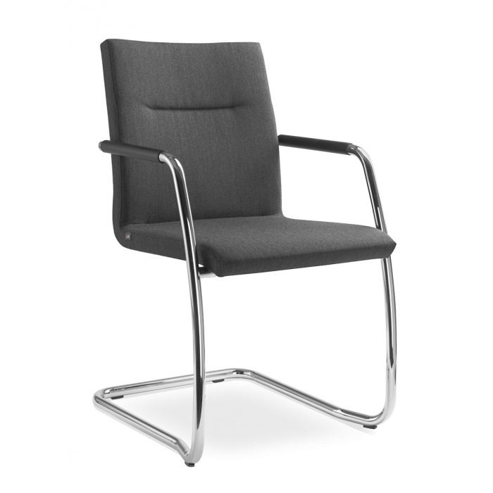 Konferenční židle SEANCE CARE 076-KZ-N4, kostra chrom