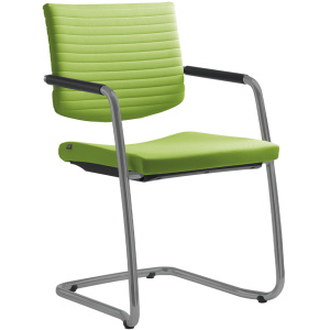 Konferenčná stolička ELEMENT 444-Z-N2, kostra sivá
