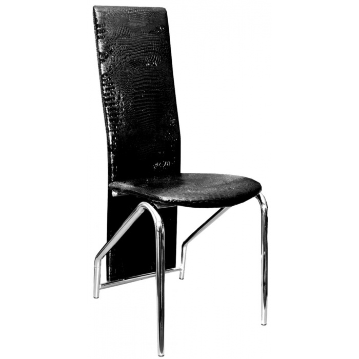 Jídelní židle F-131 černá lesk