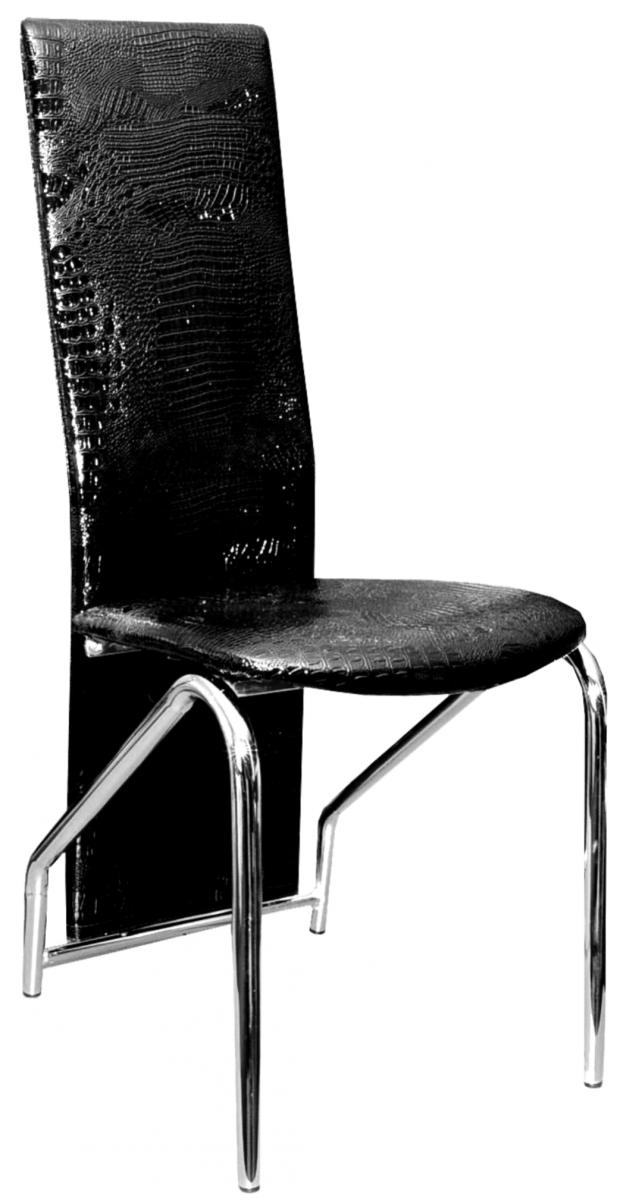 Jídelní židle F-131 černá lesk gallery main image