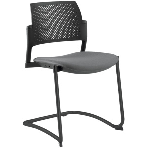 konferenčná stolička DREAM+ 101BL-Z-N1, kostra čierna
