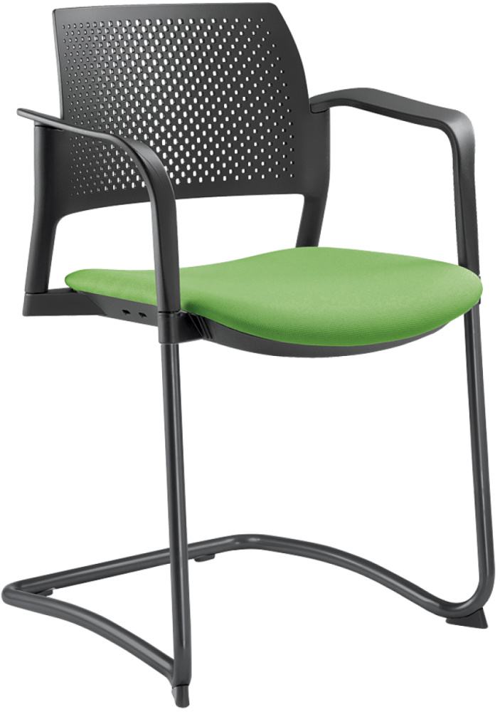 konferenční židle DREAM+ 101BL-Z-N1,BR, kostra černá gallery main image