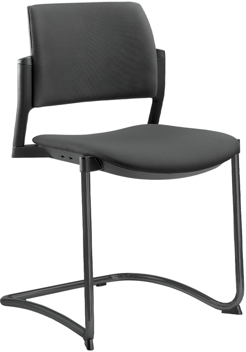 konferenční židle DREAM+104BL-Z-N1, kostra černá