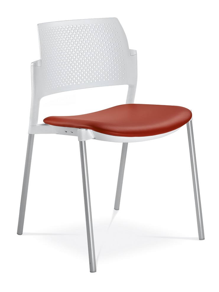 konferenční židle DREAM+ 100WH-N2, kostra šedá gallery main image