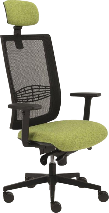 kancelářská židle KENT SÍŤ, E-SYNCHRO černá konstrukce
