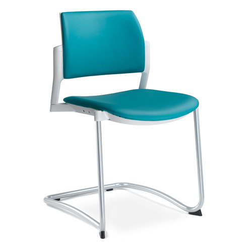 konferenční židle DREAM+ 104WH-Z-N2, kostra šedá