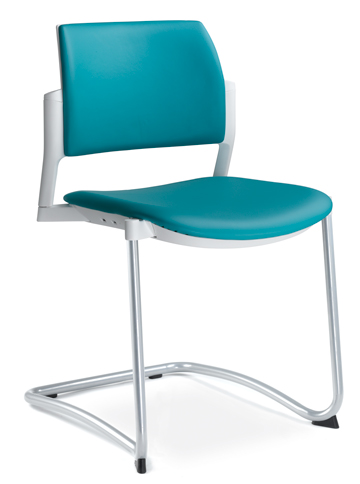 konferenční židle DREAM+ 104WH-Z-N2, kostra šedá gallery main image