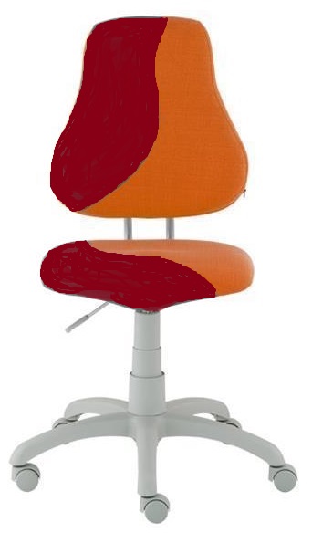 dětská židle FUXO S-line oranžovo-vínová gallery main image