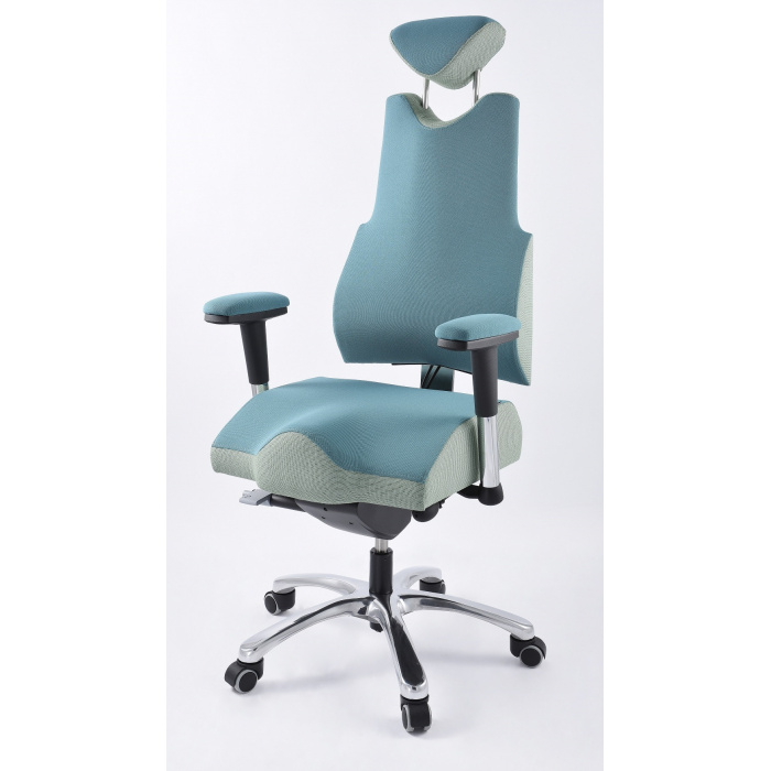 terapeutická židle THERAPIA BODY L COM 3612, petrolejovo-zelená