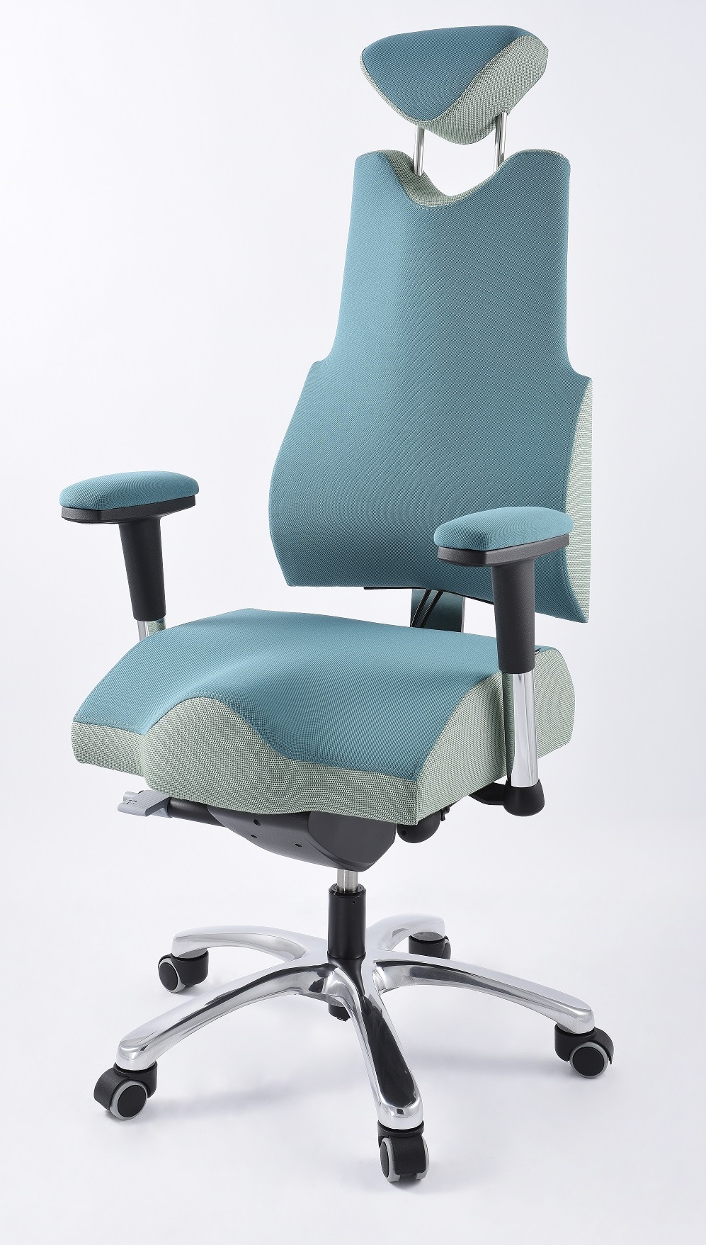 terapeutická židle THERAPIA BODY L COM 3612, petrolejovo-zelená gallery main image