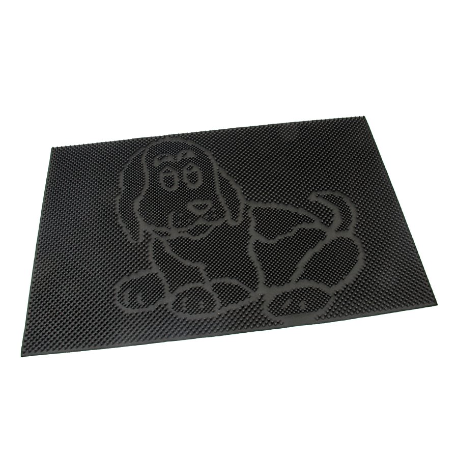 Gumová čistící kartáčová venkovní vstupní rohož Dog 60 x 40 cm gallery main image