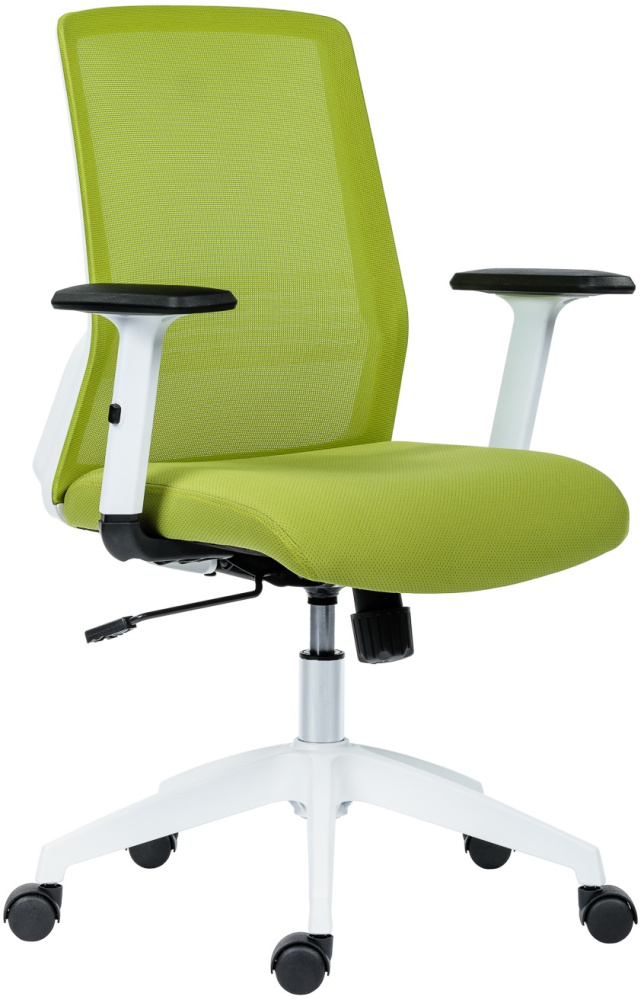 studentská židle Novello White green gallery main image
