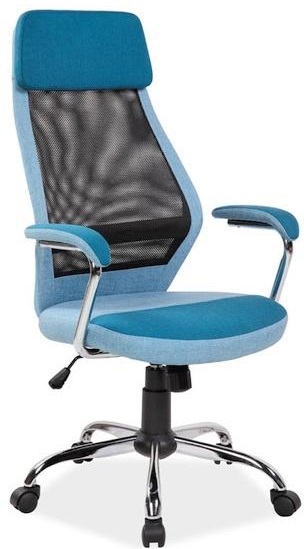 kancelářská židle Q336 modrá gallery main image